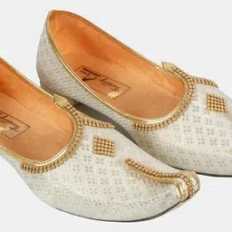 thirsty crow North India's Traditional Ethnic Sherwani Juti Wedding Wear & Party Wear Mojaris For Men image 3