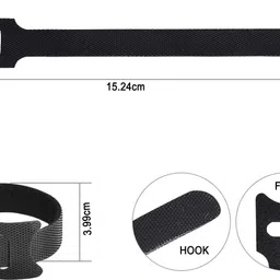 jormie Hook and Loop Tape, Velcro Tapes,For Office use(30 pcs) Iron-on Velcro image 3