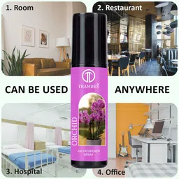 trambex Pure Air Effect Combo flavor car,home,office,room air freshener (Pack of 4) Spray image 4