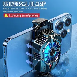 INVICTO Mobile Gaming Cooler Fan for Smartphones, Ergonomic Grip, Reduce Temperature 1 Fan Ergonomic Cooling Pad with Adjustable Height image 5