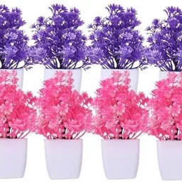 aartpush Multicolor Wild Flower Artificial Flower with Pot-picture-29