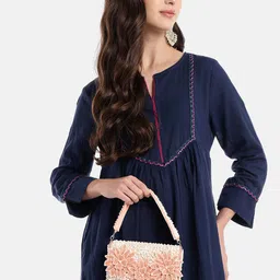 anekaant Casual Pink Clutch image 2