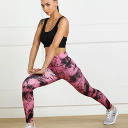 rock paper scissors Self Design, Solid Women Multicolor Tights image 3