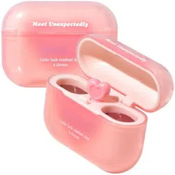 hsq Earbuds Case Heart Glow Lip Care Duo – Soft Pink & Peach Shades image 1