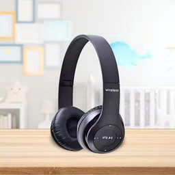house of common Wireless Foldable Headphones with Entertainment Bass Boost_6U Bluetooth & Wired Headset-picture-21