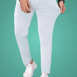 metronaut Regular Fit Men Grey Lycra Blend Trousers image 3