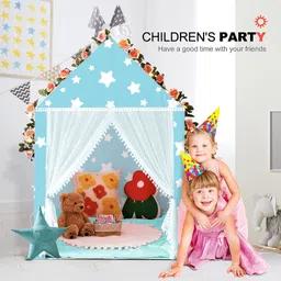 devamcreation Sky white Star Tent house for kids image 2