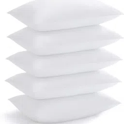 soft snooze Microfibre Sleeping Pillow Pack of 5 Solid Luxury image 5