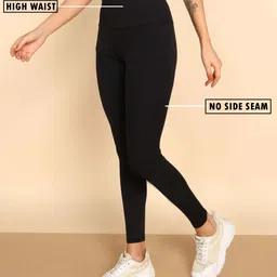 nexstep Solid Women Black Tights-picture-19