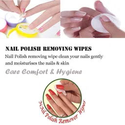 color flame Instant Nail Polish Removing Wipes Wholesale Pack image 3