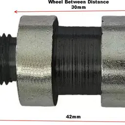 inditrust new 4"(100mm)Angle Grinder Double Wheel 1pc Adapter for Using 2Blades Power & Hand Tool Kit image 3