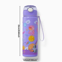 kswe Kids Water Bottle for School Girls | Cute Sipper Bottle for Kids & College Girls 900 ml Water Bottle image 4