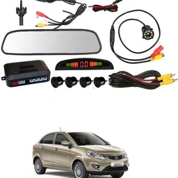 gonama LCD 4.3 Screen 4pc Car Parking Sensor Monitor Kit With Reverse Camera Sg231 LCD 4.3 Screen 4pc Car Parking Sensor Monitor Kit With Reverse Camera Sg231 Parking Sensor image 1
