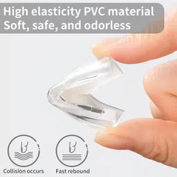 elexa Silicon Corner Protector for Sharp Edges, Baby Proofing Edge & (4 PCS) image 2