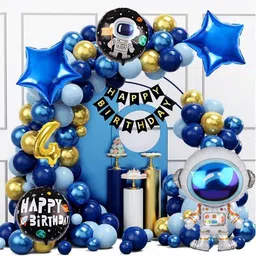 groovywings Astronaut Theme 4th Birthday Decoration Kit-picture-23