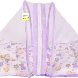 kwitchy New Born Baby Mosquito Net Bed with Cushioned Pillow Cotton Kids Mosquito Net image 3