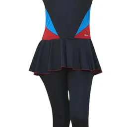 rovars Solid Women Swim-dress Black Swimsuit-picture-15