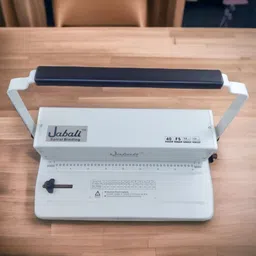 JABALI Spiral Machine with Margin adjuster A4 / FS 14-16 Sheets of 70 GSM & 40 Hole Manual Ring Binder image 3