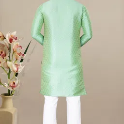 brofun Men Jacquard Kurta Pyjama Set image 2