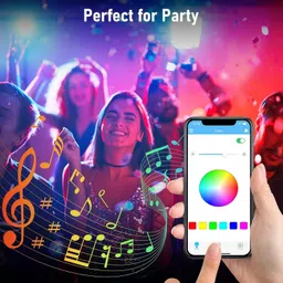 laxmi gold 220 W Bluetooth Round B24 LED Bulb image 4