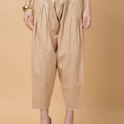 Laado - Pamper Yourself Women Mid Rise Loose Fit Pure Cotton Salwar-image-67