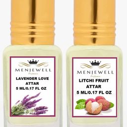 MENJEWELL Lavender Love  Litchi Fruit  Attar 10ML-picture-33