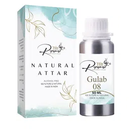 THE RUPAWAT Gulab 08 Perfumery House Natural Alcohol Free Attar - 50 ml-image-82