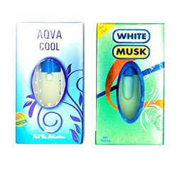 RAVIOUR LIFESTYLE Set Of 2 White Musk & Aqua Cool Non-Alcoholic Roll On Attar - 8 ml Each-picture-20