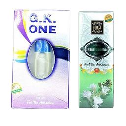 RAVIOUR LIFESTYLE Set Of 2 Rajni Gandha & G.K One Roll On Attar - 8 ml Each-picture-14