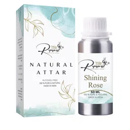 THE RUPAWAT Perfumery House Shining Rose 100% Pure & Natural Alcohol-Free Attar - 50 ml-image-93