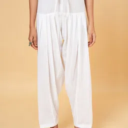RANGMANCH BY PANTALOONS Women Cotton Straight-Fit Salwar-image-83