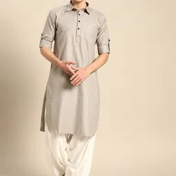 RAJUBHAI HARGOVINDAS Regular Pure Cotton Kurta with Salwar image 1