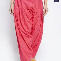 GRACIT Women Pack of 2 Pure Cotton Loose-Fit Salwars-image-30