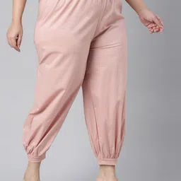 Go Colors Women Plus Size Cotton Regular Pure Cotton Salwar with Both Side Pocket Detail image 2