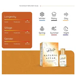 THE RUPAWAT Perfumery House Kadam Pure & Natural Alcohol Free Attar - 12 ml image 2