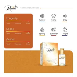 the rupawat perfumery house THE RUPAWAT Oriental Kasturi Perfumery House Natural & Alcohol Free Attar - 12 ml image 2
