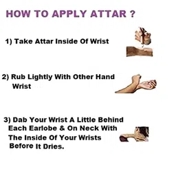 RAVIOUR LIFESTYLE Set Of 2 Nazneen & White Musk Alcohol Free Attar - 8 ml Each image 2