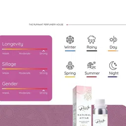 THE RUPAWAT Perfumery House Original Mogra Alcohol Free Attar - 25 ml image 2