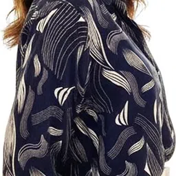 l fab tex Women Regular Fit Floral Print Built-up Collar Casual Shirt image 3