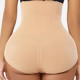 HSR Women Cream-Coloured Solid Tummy Shapewear image 3
