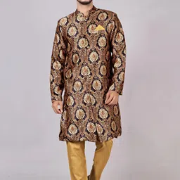 Ethzy Solid Sherwani-picture-10