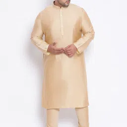 KISAH PLUS Men Black Ethnic Motifs Kurta with Churidar & Nehru Jacket image 2