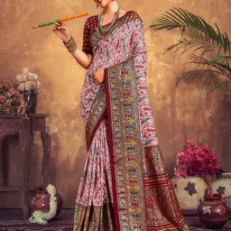 Stylum Paisley Zari Tussar Saree-picture-30