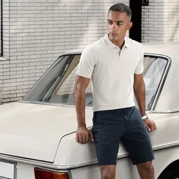Tommy Hilfiger Men Self Design IM HARLEM TECH SEERSUCKER Regular Shorts-picture-15
