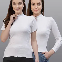 Friskers Pack of 2 White Top-image-61