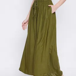 Clora Creation Women Flared Palazzos image 2