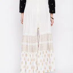 Clora Creation Women Mid-Rise Ethnic Printed Flared Palazzos image 5