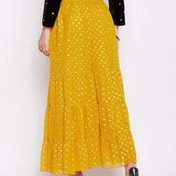 Clora Creation Women Floral Printed Flared Georgette Palazzos image 3