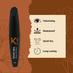 KINDED Volumizing & Water Resistant Mascara 9 ml - Black image 4