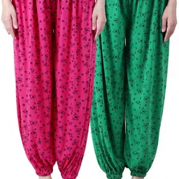 uzmano Printed Viscose Women Harem Pants-picture-17